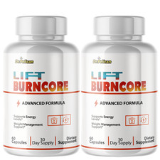 Lift Burncore- Keto  Weight Support- 2 Bottles- 120 Capsules