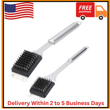 2 Pack Grill Brush and Scraper 16.5  14 Wire BBQ Grill Brush for Outdoor Grill