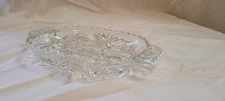 Vintage Glass Anchor Hocking Star of David Divided Serving/Relish Dish
