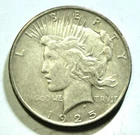 1925-P Peace Dollar – 90% Silver – Free US Shipping