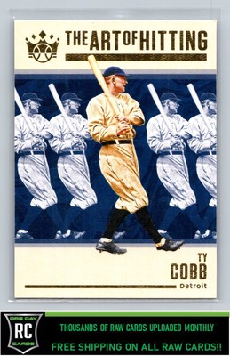 2021 Panini Diamond Kings The Art of Hitting Ty Cobb #AOH-3 Detroit Tigers