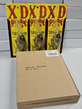(3) Discontinued Strike King KVD 8.0XD Dealer Box...Sexy Ghost Minnow...NIB!!!