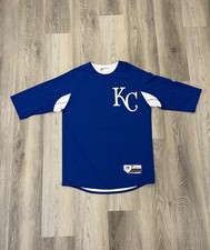 Majestic Authentic Kansas City Royals Cool Base Batting Practice Jersey Men's M