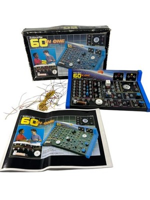 Vintage Radio Shack Science Fair 60 in One Electronic Project Lab Kit READ