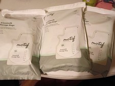 Motif Breastmilk Storage Bags 100 Count Lot Of 3 Read Description