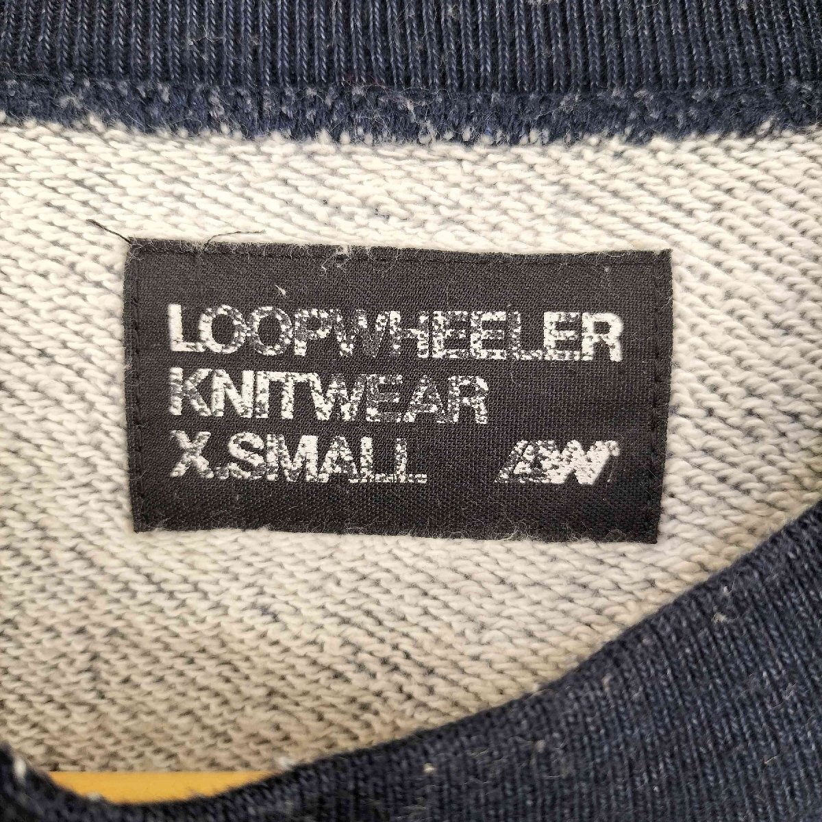 LOOPWHEELER (Loopwheeler) Border Crew Neck Sweat … - image 6
