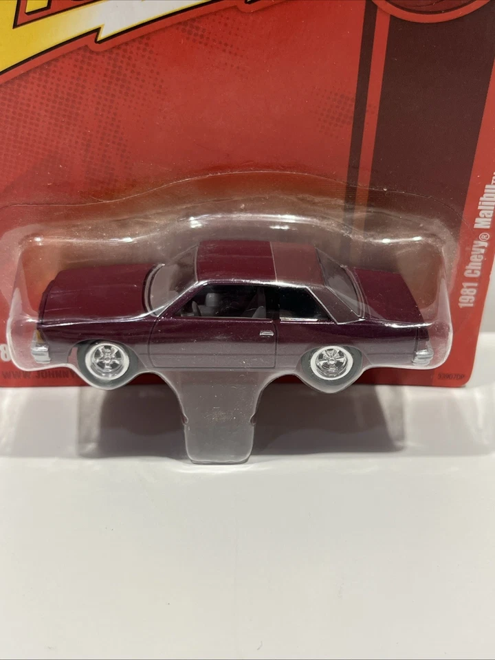 2010 Johnny Lightning 1/64 Purple 1981 Chevrolet Chevy Malibu G34 - Image 2 of 4