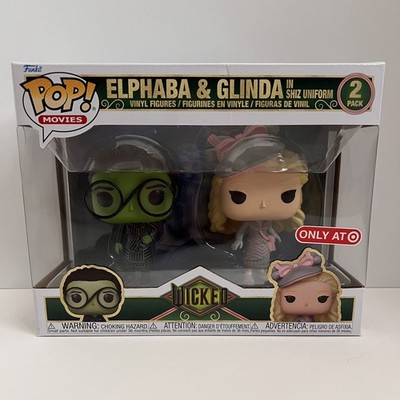 Funko Pop! Vinyl: Wicked - Elphaba & Glinda in Shiz Uniform 2-Pack