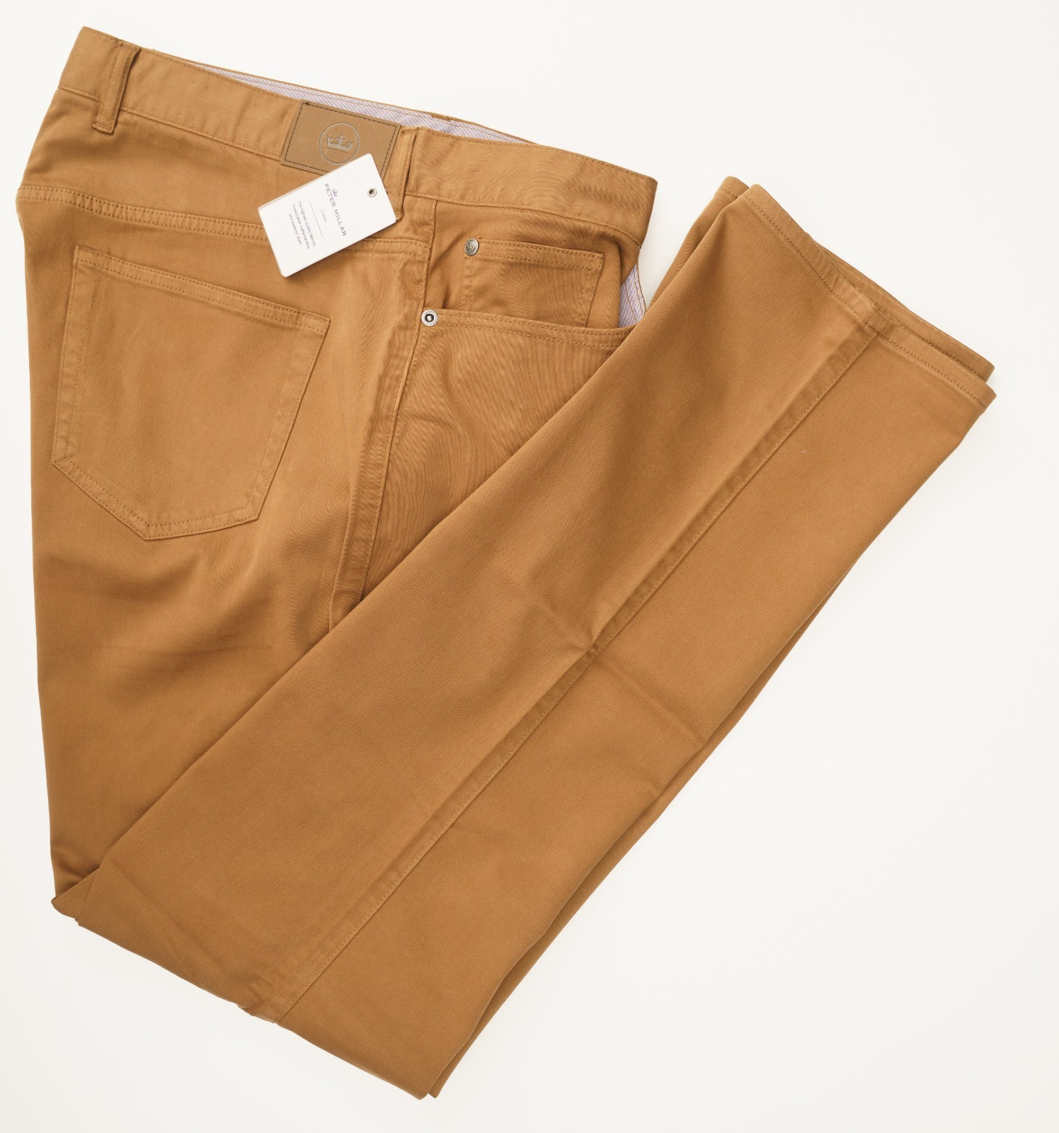 PETER MILLAR Ultimate Sateen Brown Pants Stretch Cotton Classic Fit 36 EU 52 23590₽