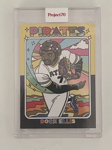 2021 Topps Project 70 - Chinatown Market Dock Ellis #184 1975 Topps w/ Box