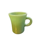 Jadite Fire King D-Handle Mug Cup Vintage Green, Ovenware Small