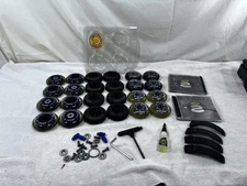 Lot Of 24 Wheels Inline Skates & Replacement Bearings Hyper 78A 72A Rollerblade
