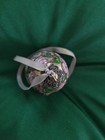 Vintage Floral Metal Decorative Egg Inlay Enameled Flowers 3” — photo 4