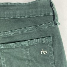 Rag  Bone JEAN Legging Jeans Womens 27 Green Forest Mid Rise Jegging Stretch