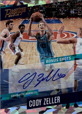 2017-18 Prestige Bonus Shots Signatures Crystal #37 Cody Zeller Auto - BSK