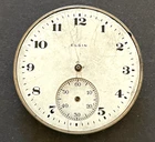 Antique 1919 Elgin Grade 303 Pocket Watch Movement Parts/Repair 12s 7j USA