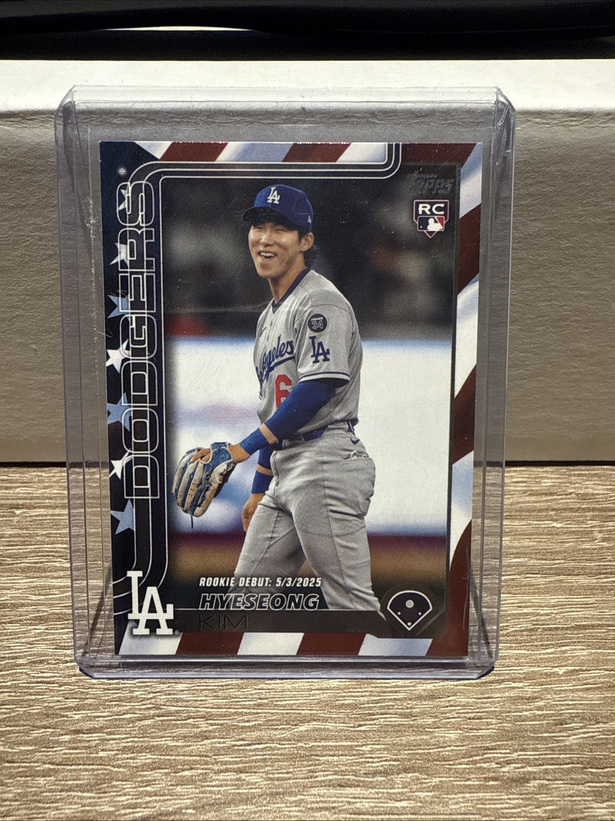 2025 Topps Update Hyeseong Kim RC Debut INDEPENDENCE DAY #08/76 SSP🔥