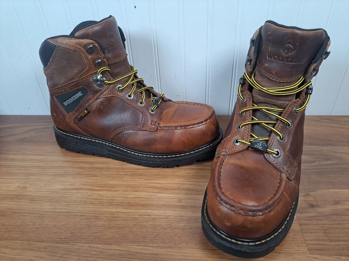 Wolverine W211001 Men Sz 11M Tobacco Brown Hellcat 6\