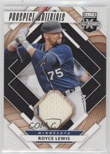 2020 Panini Elite Extra Edition Prospect Materials Black Royce Lewis #PM-RL 1dm4