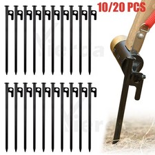 10-100 x Heavy Duty Steel 12" Metal Tent Stakes Canopy Camping Pegs Ground Nail