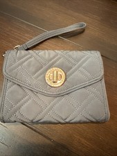 Vera Bradley Your Turn Smartphone Wristlet in Charcoal Brand New