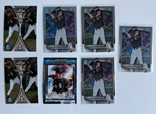 Billy Carlson (7) 2025 Bowman Draft Chrome Refractor (1) Base (3) Insert (3)