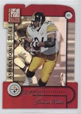 2001 Donruss Elite Aspirations Die-Cut 35/64 Jerome Bettis #73 HOF 0b9q