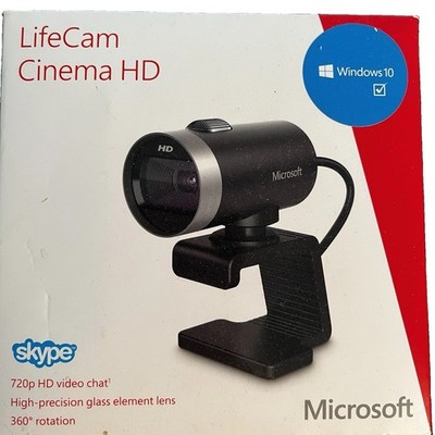 Microsoft LifeCam Cinema HD Webcam 720p Skype Certified, USB 2.0 1393 H5D-00013