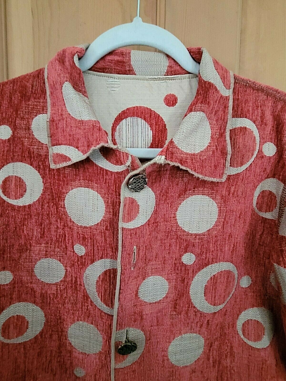 Vintage Reversible Winding River Button Jacket - image 4