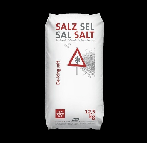 PALIGO Streusalz – Auftausalz Gegen Eis & Schnee, 25kg Säcke (300kg Palette)