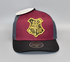 Harry Potter Hogwarts School Crest Bioworld Snapback Cap Hat - NWT