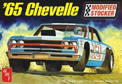 AMT 1/25 1965 Chevelle Modified Stocker Race Car AMT1177 | eBay
