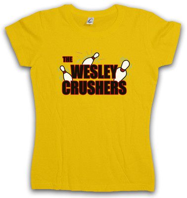 THE WESLEY CRUSHERS WOMAN T-SHIRT - Cooper Big Bowling Bang Sheldon Theory Nerd