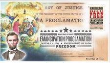 AO-4721-2, 2013, Emancipation Proclamation,  First Day Cover, Add-on Cachet, Pic
