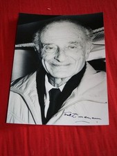 Fred Zinnemann,Autogramm, Autograph auf Grossfoto,ca 13x18cm