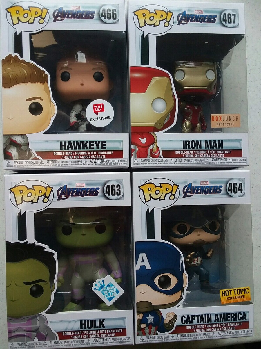 Avengers Endgame Exclusive Funko Pop Collection: Captain America