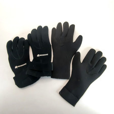 Lot of 2 Neoprene Scuba Diving Snorkeling Surfing Gloves Performance Size Medium