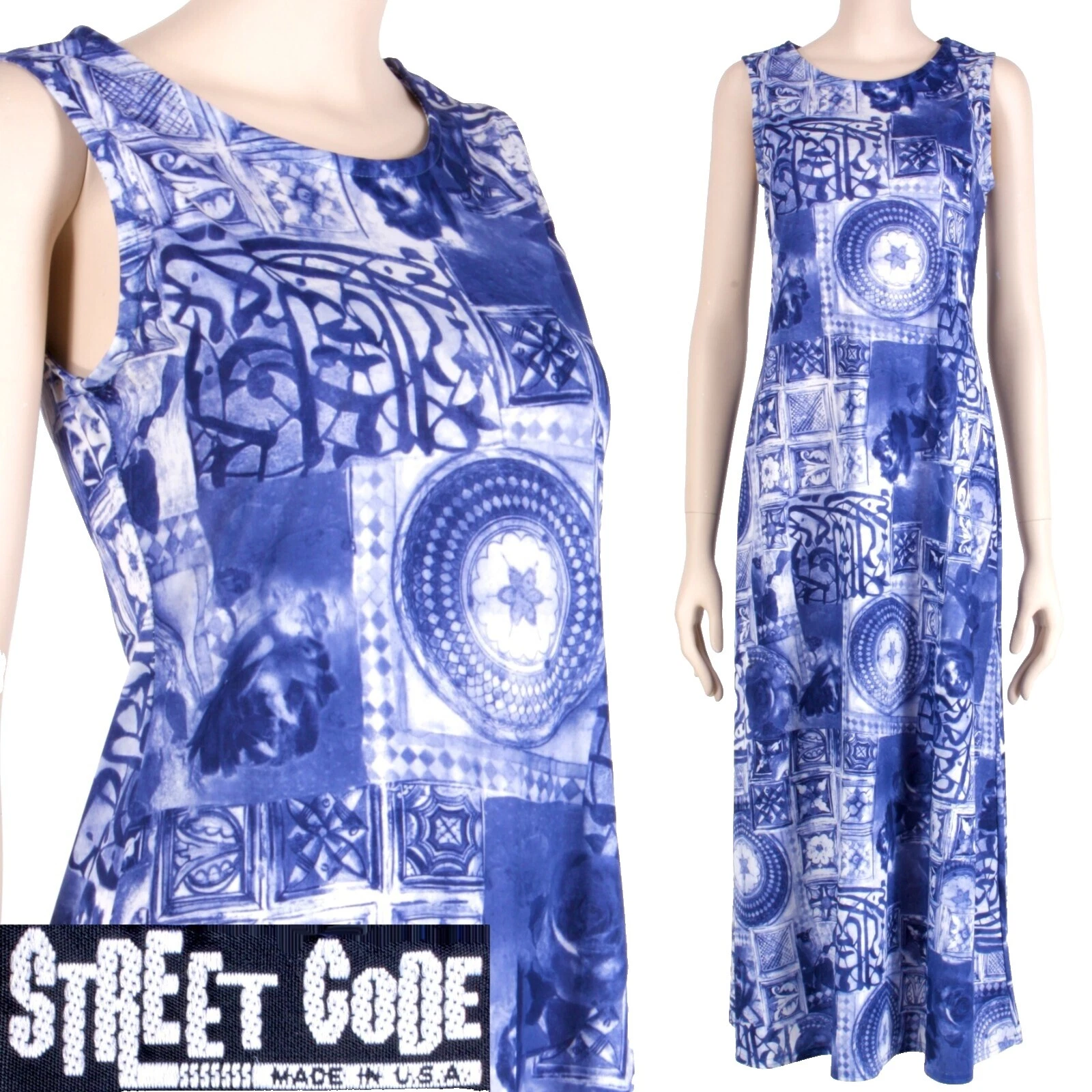 Synthetic Maxi Grunge Vintage Dresses for Women