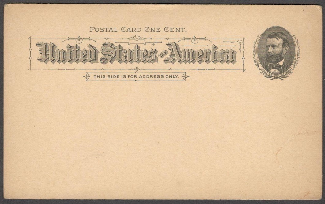 専用　ポストカード US 1891 1c postal card mint. HG #9 | eBay