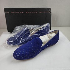 Steven 8.5m Flat Loafer Canton Purple Suede Leather Gill Design