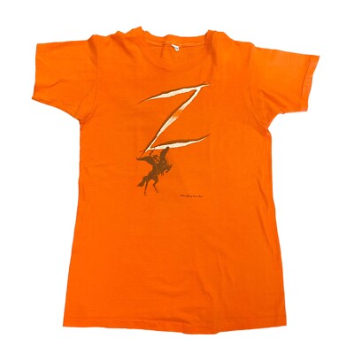 Original 1950s Disney Zorro T-shirt Sz Medium Vintage Walt Disney