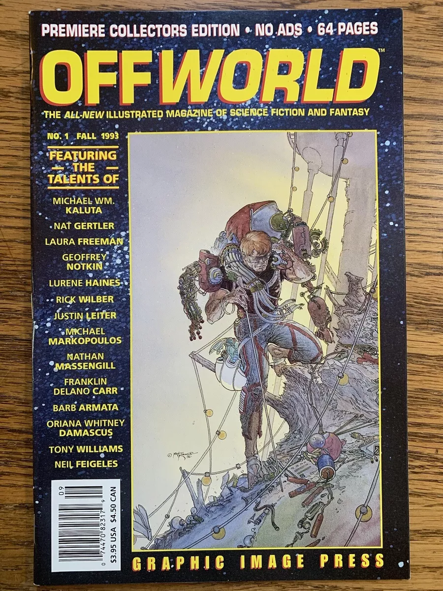 Offworld Magazine #1 Premiere Edition Illustrated Magazine of SF