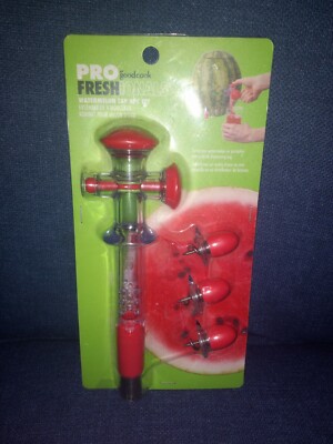 The Watermelon Tap 4 Pc Set by Good Cook Pro-Freshionals Portable Kitchen Tool