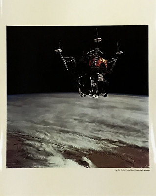 APOLLO 9 LEM HEADS DOWN  16 x 20 PHOTO FROM THE OMEGA WATCH CO. BOX SET