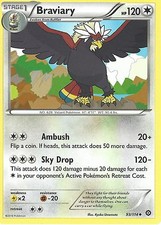 93/114 Braviary Uncommon: Pokemon Trading Card Game XY-11 Steam Siege