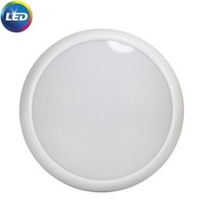 LED Bulkhead Light 18W Polo Fitting 3 CCT Microwave Sensor Emergency Option