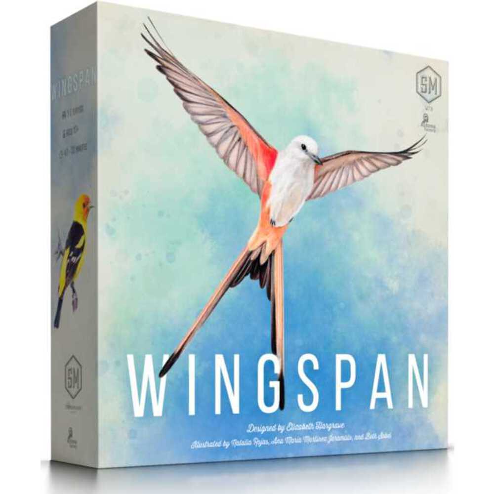 Wingspan (2nd edition) board game, by Elizabeth Hargrave, published by Stonemaie