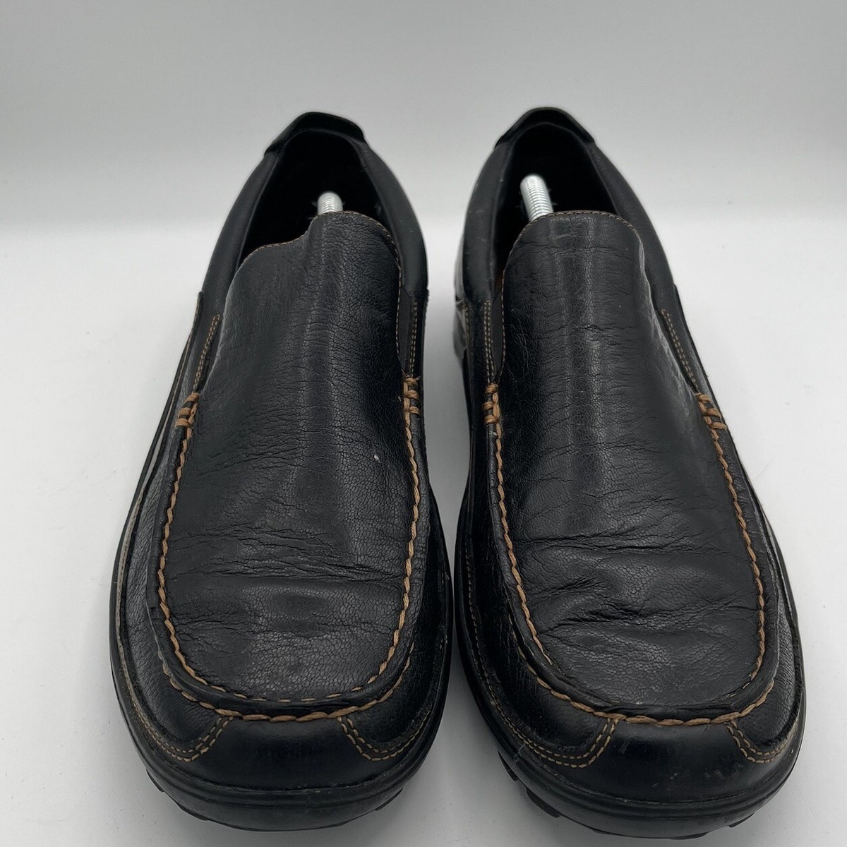 Cole Haan TUCKER VENETIAN Black Leather C03557 Mens Driving  display picture 1
