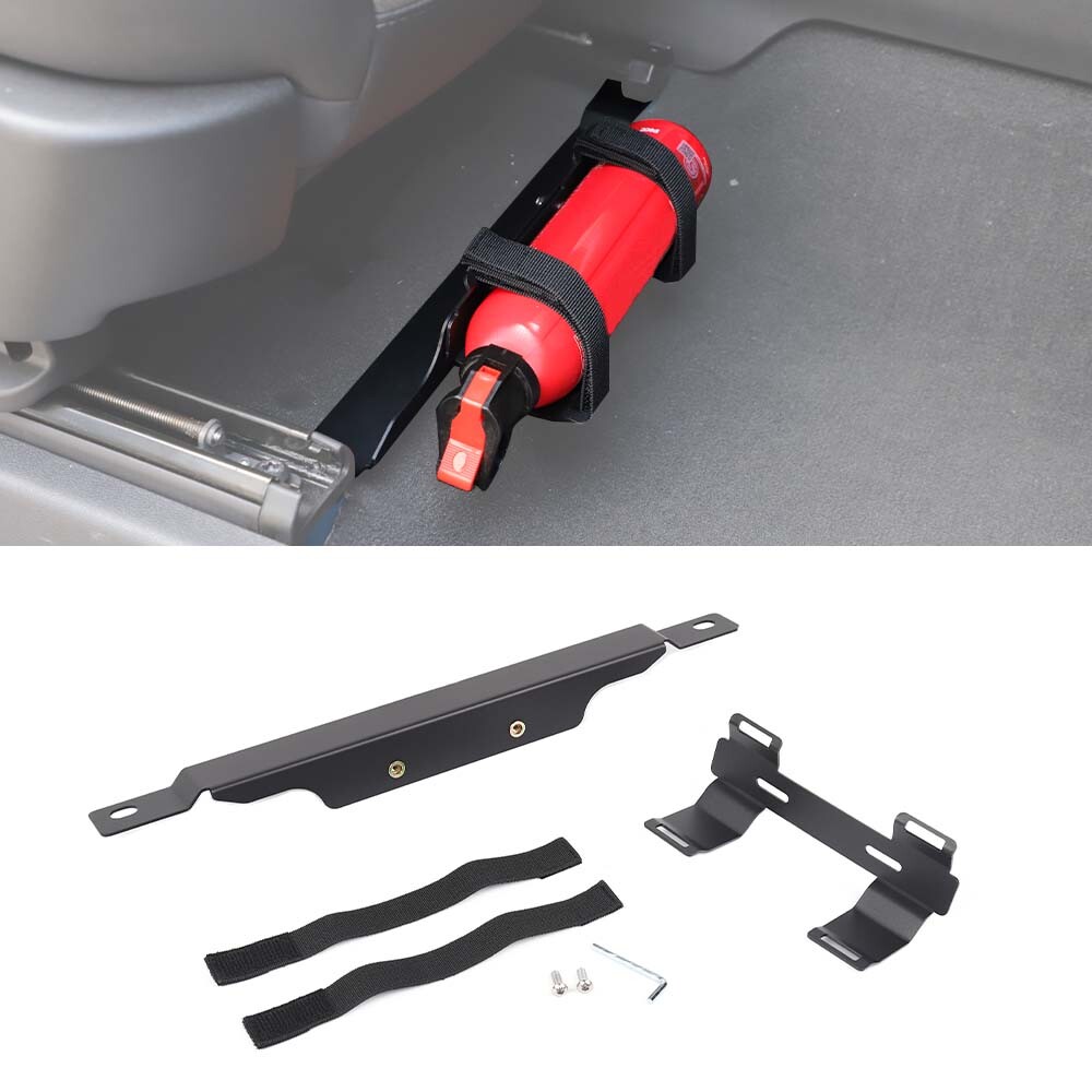 Fire Extinguisher Front Seat Under Mount Holder Trim For Chevy Silverado 2019+