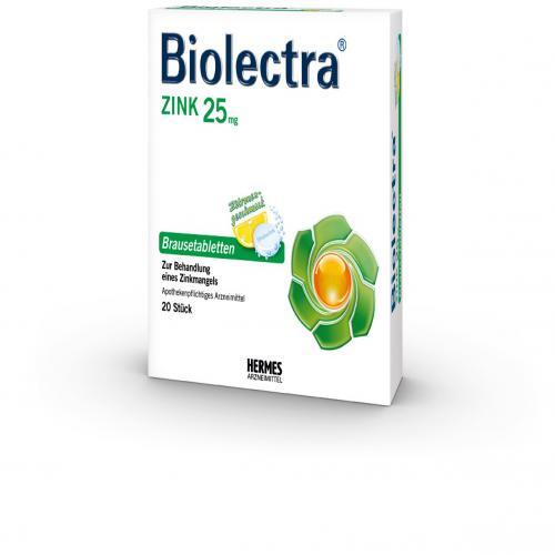 3x BIOLECTRA Zink Brausetabletten 20 St PZN: 8656272